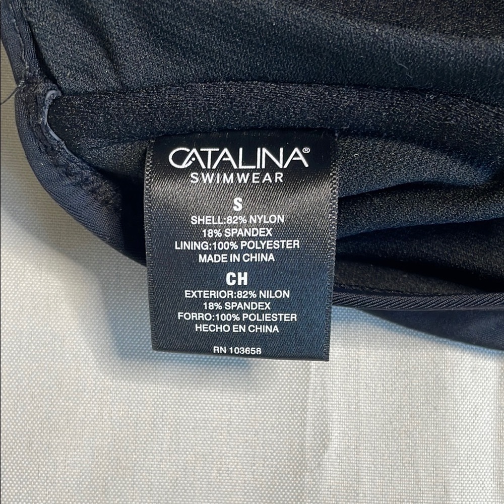 Catalina Twist-Front Bandeau Tankini Top Women's Swimsuit - Picture 9 of 9